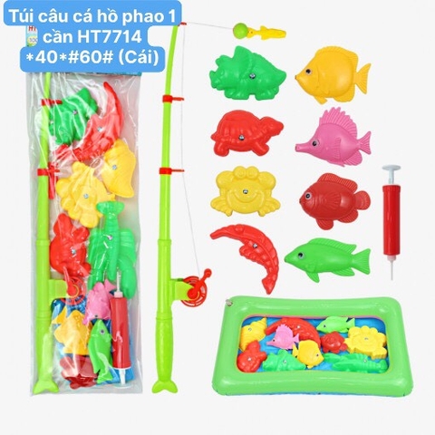 Túi câu cá hồ phao 1 cần HT7714 *40*