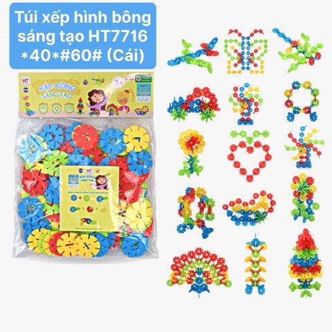 Túi xếp hình bông sáng tạo HT7717 *68*