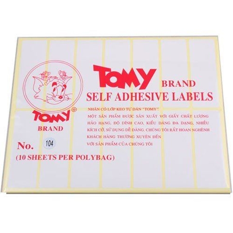 Giấy Decal Tomy Mũi Tên Màu Đỏ