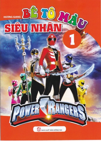 Tập bé tô màu-Siêu nhân 4 *6* (Cuốn)