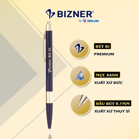 Bút bi Bizner BIZ-05 Thiên Long - đen