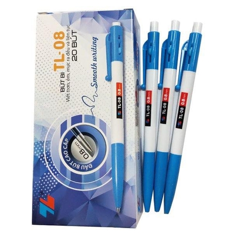 Bút Bi Thiên Long TL 08 Đen - Hộp