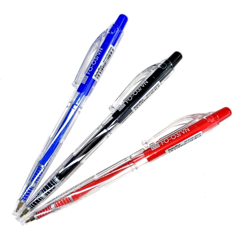 Bút Bi FO 03 Đen Flexoffice - Hộp