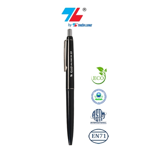 Bút Bi Thiên Long TL 031 Đen - Hộp