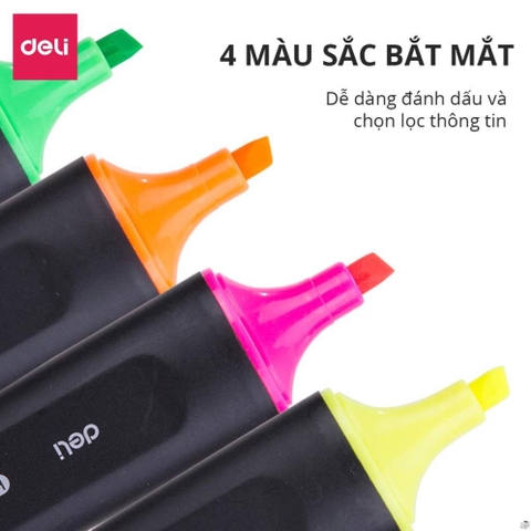 Bút Đánh Dấu Dòng DELI ES600-C Xanh Lá
