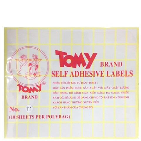 Giấy Decal Tomy Mũi Tên Màu Đỏ