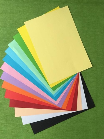 Bìa Giấy Ngoại A4 Xanh Lá - Xấp
