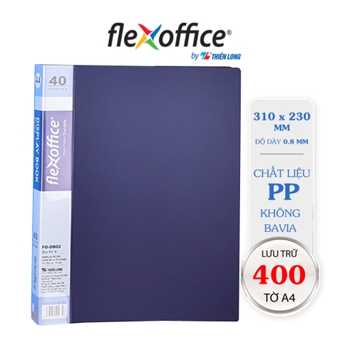 Bìa Nhựa 100 Lá Thiên Long DB05