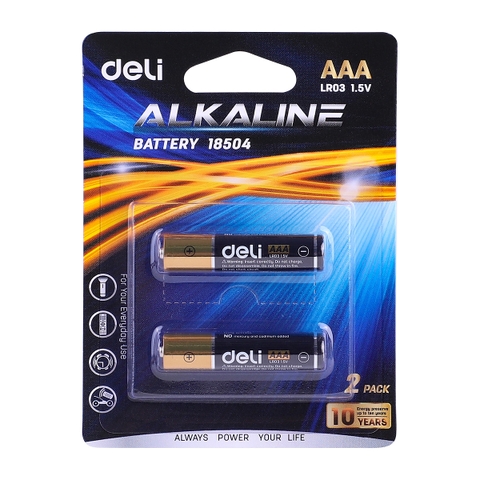 Pin kiềm DELI AAA-2 DELI W18504