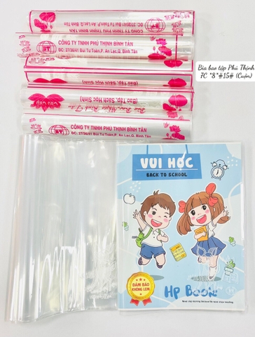 Bìa bao tập Phú Thịnh 7C *8* - Xấp 10