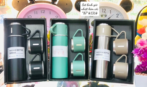 Set bình giữ nhiệt kèm cốc 500ml *87*