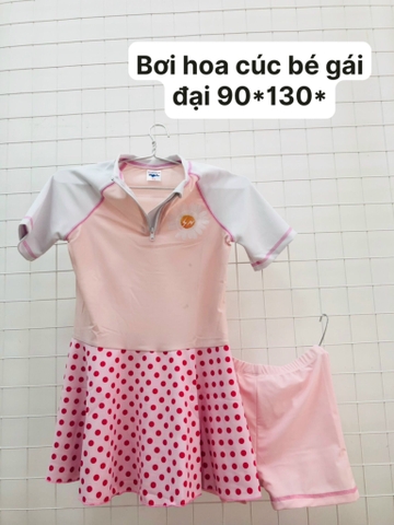 Đồ bơi hoa cúc bé gái 80 *120* (Bộ) - Nhí