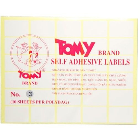 Giấy Decal Tomy Mũi Tên Màu Đỏ