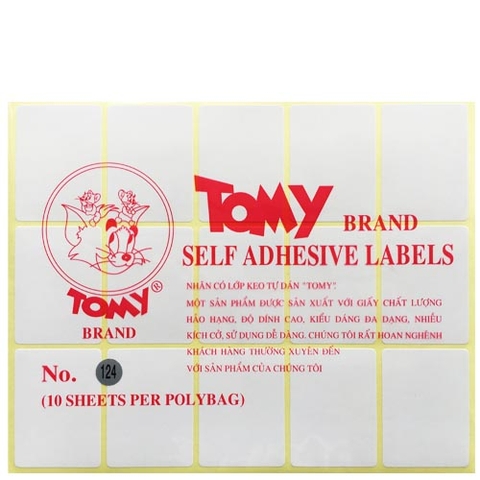 Giấy Decal Tomy Mũi Tên Màu Đỏ