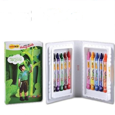 Bút Sáp Màu Colokit - Cr-C07 10 Màu