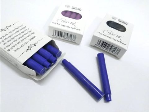 Ống mực tẩy được Ostrich màu xanh *21* (Ống) - Hộp 50