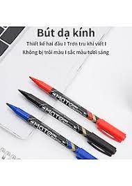 Bút Dạ Kính 2 Đầu - Đỏ DELI EU10440