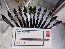 Bút gel 0.5mm màu đen - bản ST DELI CG16-BL - Xanh