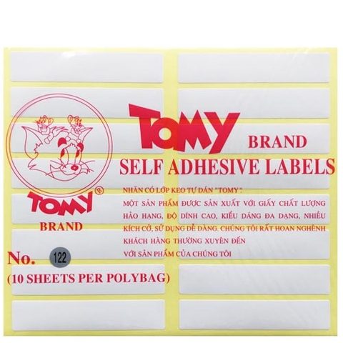 Giấy Decal Tomy Mũi Tên Màu Đỏ