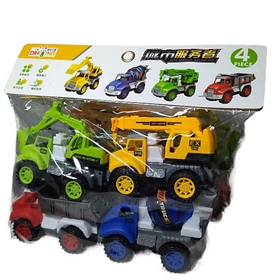 Túi 4 xe thi công xây dựng-832-C20 *31* (Túi)