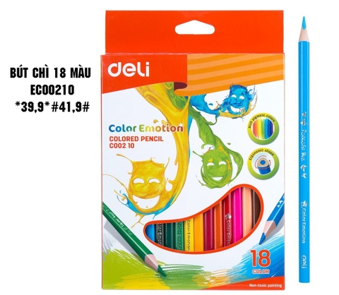 Bút chì 18 Màu DELI EC00210