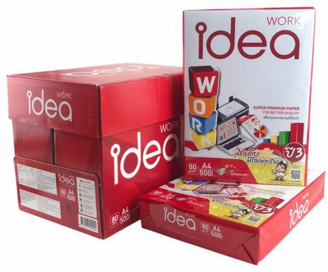 Giấy In Idea A4 Định Lượng 80 gsm