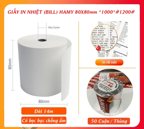 Giấy In Bill Hà My - 80x80
