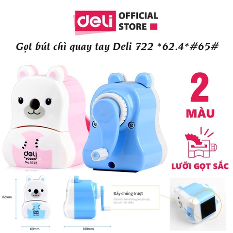 Gọt Chì Quay Tay DELI 722