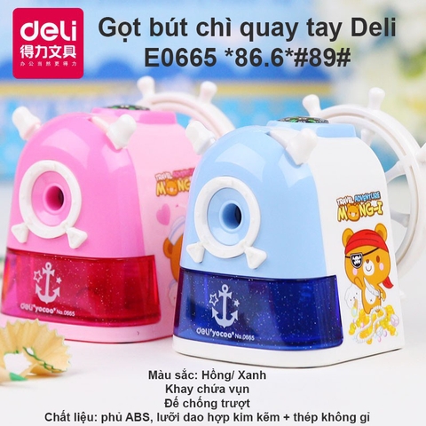 Gọt Bút chì Thủy Thủ DELI E0665