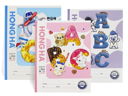 Vở Class BT21 Friends, 5 ô ly, 96tr, ĐL: 80/90-92 (0436) Hồng Hà