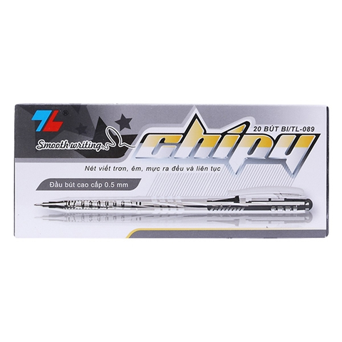 Bút Bi Thiên Long TL 089 Đen - Hộp