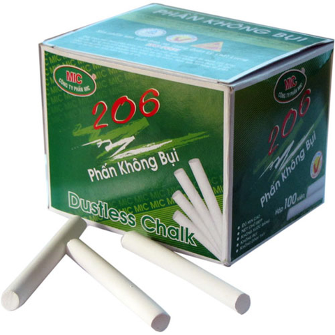 Phấn Trắng Không Bụi MIC 100 Viên