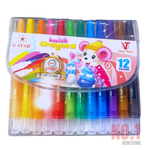 Sáp vỉ 24M ngắn *37* (Vỉ)