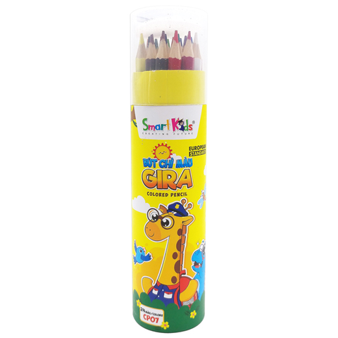 Bút chì màu ống 24 màu GIRA CP07 BITEX