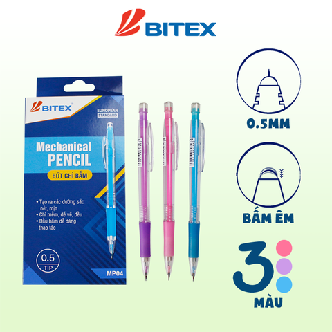 Bút chì bấm - OT - MP004 - MP04 BITEX (24 cây - hộp)