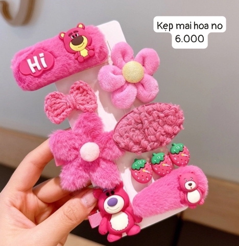 KẸP MÁI HOA NƠ
