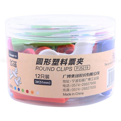 Kẹp sắt màu Guangbo PJTC009 51mm
