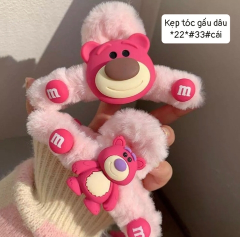 Kẹp tóc Gấu Dâu *22*