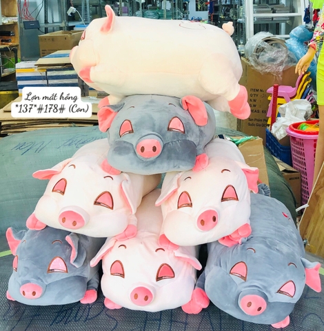 Gấu bông Lợn Mắt Hồng *137* (Con)