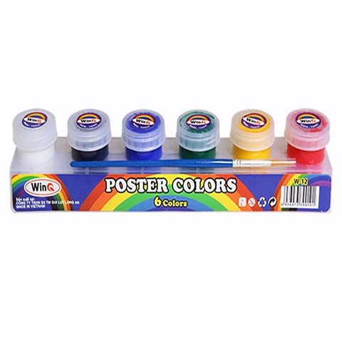 Màu nước Poster Colors 6 Colors Win W-12