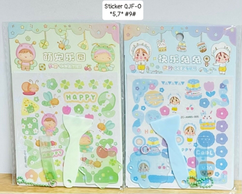 Sticker QJF-O *5,7*