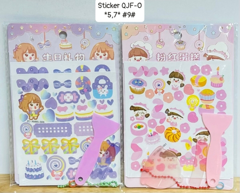 Sticker QJF-O *5,7*