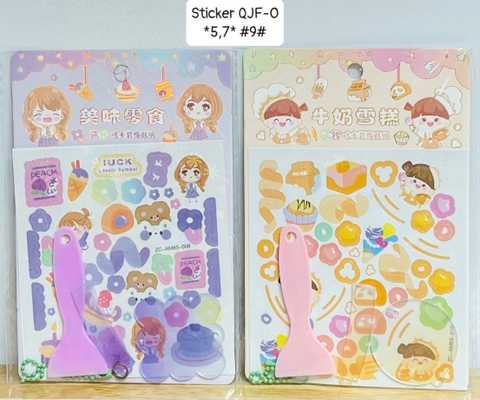 Sticker QJF-O *5,7*