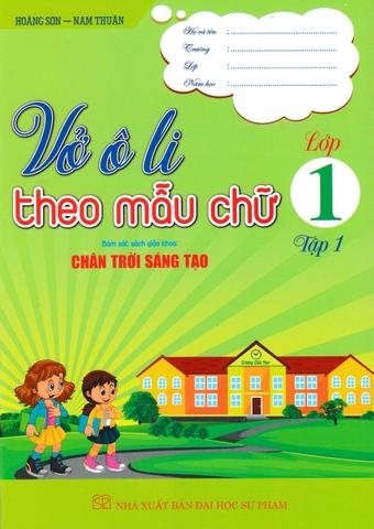 Vở ô li theo mẫu chữ 1/1 (CTST)