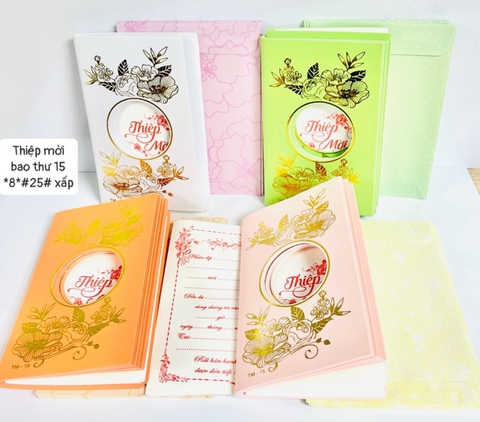 Thiệp Mời Bao Thư Tân Gia *8*
