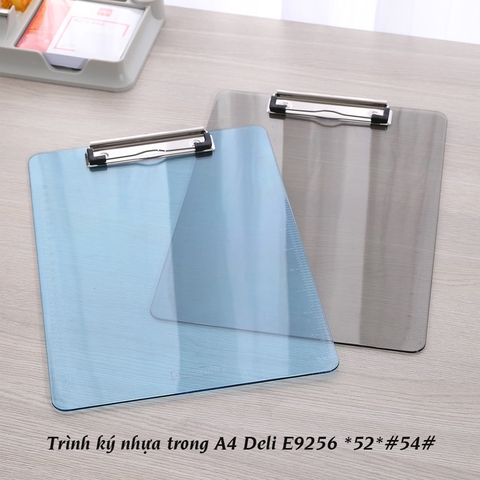 Cặp Trình Ký Nhựa Trong DELI E9256