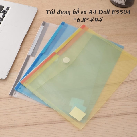 Túi Đựng Hồ Sơ A4 DELI E5504