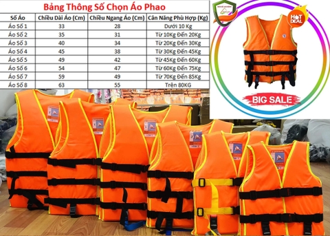 ÁO PHAO SỐ 8