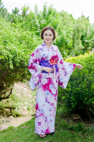 Kimono – Yukata nữ – Vẻ đẹp long lanh huyền ảo