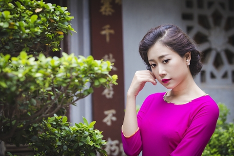 chụp ảnh áo dài